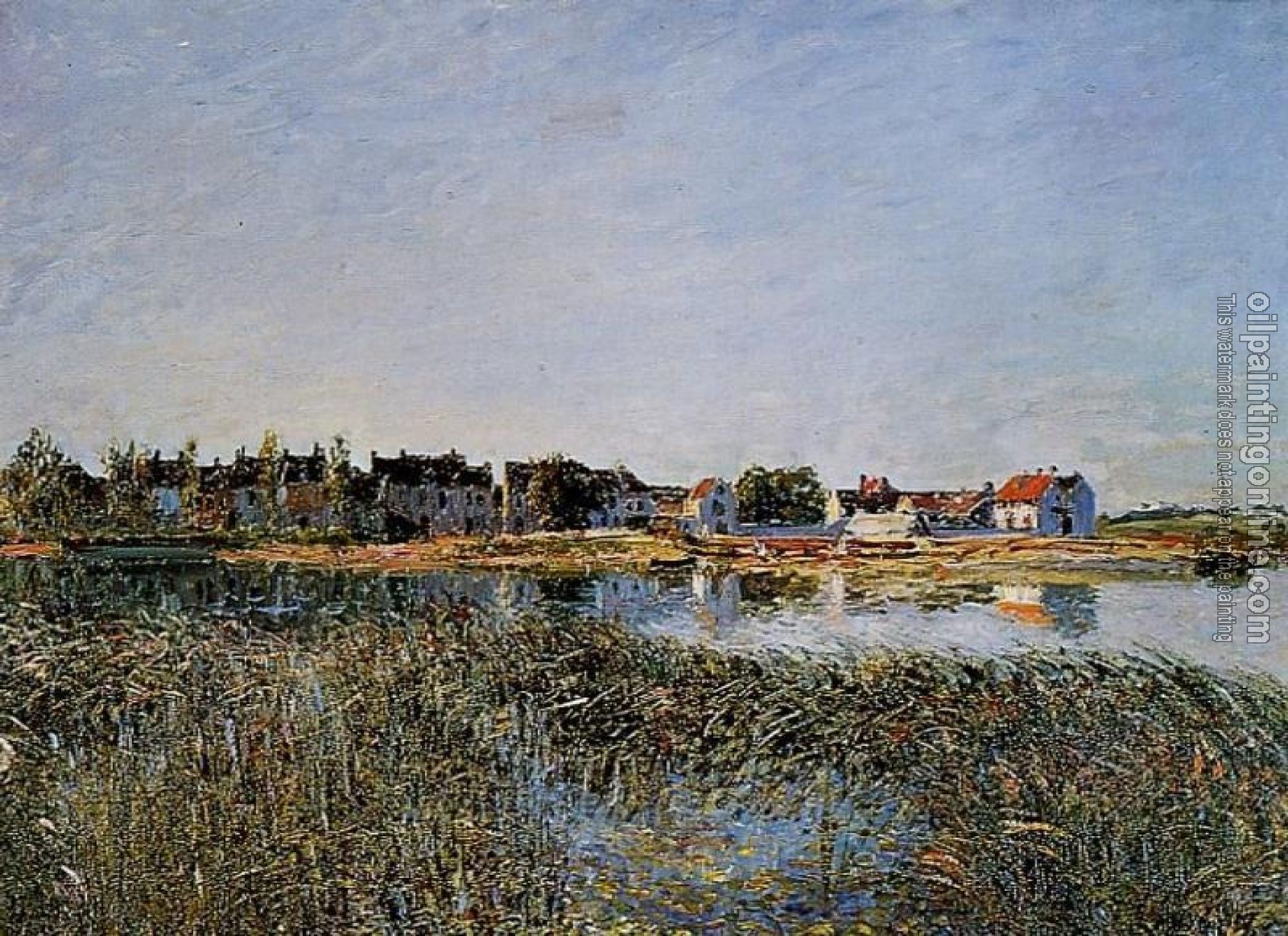 Sisley, Alfred - View of Saint-Mammes